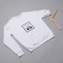 'Lets Get Away' White Unisex Sweatshirt, thumbnail 1 of 2