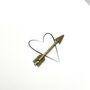 8th Bronze Heart Arrow Personalised Anniversary Card, thumbnail 6 of 8