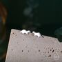 Very Tiny Otter Stud Earrings In Sterling Silver, thumbnail 6 of 11