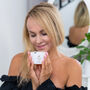 Aromatherapy Rose Soy Candle With Rose Quartz Crystals Travel Size, thumbnail 3 of 8