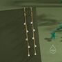Sterling Silver Cz Cascade Drop Hook Earrings, thumbnail 4 of 11