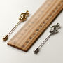 Treble Clef Silver Or Gold Lapel Pin, thumbnail 6 of 11