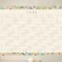 2026 Large Wall Planner | Hand Drawn Floral Design | Gift For Busy Women, thumbnail 4 of 6