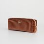 Rust Corduroy Velvet Pencil Case, thumbnail 2 of 5