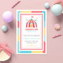 10 It's My Circus Party Invitations, thumbnail 1 of 3
