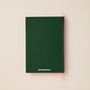 Hardback Notebook With Gold Foiling In Green, thumbnail 3 of 8