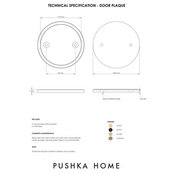 Personalised Solid Brass Door Plaque Sign With Leather Insert, 2 of 12