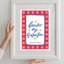 Forever My Galentine Personalised Friendship Print, thumbnail 5 of 6