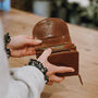 Small Tan Leather Purse, thumbnail 2 of 4