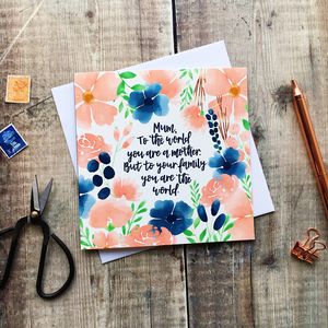 Sentimental Mother's Day Cards | notonthehighstreet.com
