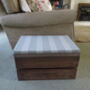 Vintage Style Apple Crate Seat, One Inch Cushion, thumbnail 5 of 6