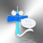 Cartoon Nurse Syringe Iv Needle Nice Veins Enamel Lapel Pin Badge, Gift For Nhs Doctors, Nurses Or Medical Staff, thumbnail 3 of 8