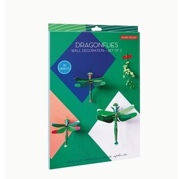 Set Of Three Dragonflies Wall Decorations, 5 of 6