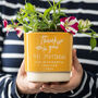 Personalised Teachers Indoor Plant Pot, thumbnail 1 of 6