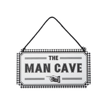 The Man Cave Hanging Wooden Sign, 2 of 3