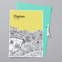 Personalised Clapham Print, thumbnail 9 of 9
