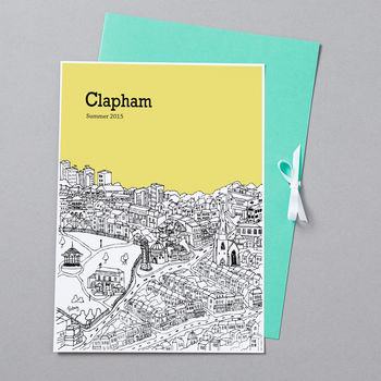 Personalised Clapham Print, 9 of 9