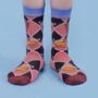 Cute Girl Mid Calf Length Soft Socks For Women, thumbnail 2 of 4
