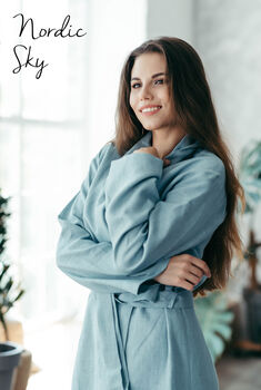 Linen Robe For Women | Luxury Dressing Gown, 2 of 12