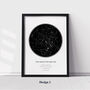 Personalised Star Map Print, thumbnail 3 of 9