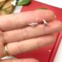 Sterling Silver Good Luck Robin Bird Earrings, thumbnail 5 of 12
