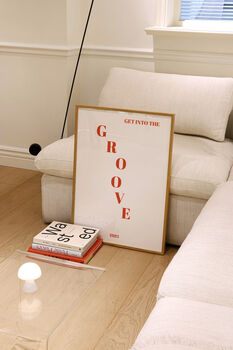 Get Into The Groove Retro Art Print, 2 of 2