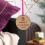 Personalised First Christmas Bauble, thumbnail 2 of 7