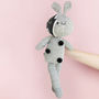 Pom Pom Bowie Bunny Toy, thumbnail 1 of 5