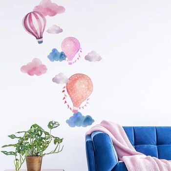Hot Air Balloons Kid’s Room Decal Sticker, 3 of 6