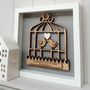 Our First Home Together Love Birdcage Artwork, thumbnail 1 of 5