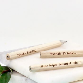 Engraved Personalised Pencils, 5 of 7