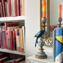 Blue Parrot Bird Candlestick Set, thumbnail 3 of 8