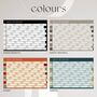 2024 Wall Planner Calendar A2 Coastal Blues, thumbnail 2 of 3
