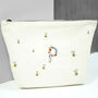 Personalised Fully Floral Initial Wash Bag, thumbnail 1 of 1