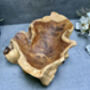 30cm Handmade Wooden Root Bowl – Balinese Gamal Wood, thumbnail 8 of 12