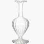 Frilled Clear Vase Two Sizes, thumbnail 3 of 3