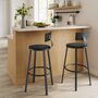 Tall Bar Stools With Backrest For Kitchen, thumbnail 1 of 11