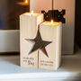 Personalised Written In The Stars Candle Holder Set, thumbnail 1 of 4