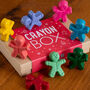 Set Of Eight Christmas Gingerbread Crayons, thumbnail 1 of 4