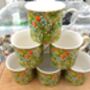 Set Of Six Palace Mugs In William Morris Golden Lily Design, thumbnail 3 of 11