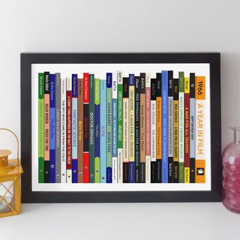 60th Birthday Personalised Print Movie Gift 1966, 6 of 9