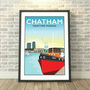 Chatham Maritime Marina, Kent Print, thumbnail 1 of 5
