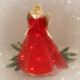 Large Light Up Red Angel Christmas Tree Topper, thumbnail 1 of 7