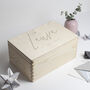 Personalised Will You Be My Bridesmaid Wooden Box, thumbnail 1 of 2