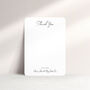 Welcome To The World Personalised Baby Thank You Card, thumbnail 3 of 6