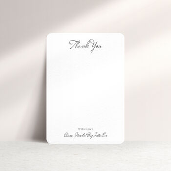 Welcome To The World Personalised Baby Thank You Card, 3 of 6
