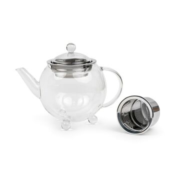 Teapot Durable Glass 500ml With Stainless Steel Filter, 4 of 5