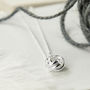 Sterling Silver Forever Knot Necklace, thumbnail 2 of 8