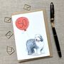 Personalised Old English Sheepdog Birthday Card, thumbnail 2 of 4