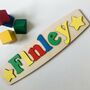 Personalised Name Puzzle With Stars, thumbnail 1 of 6
